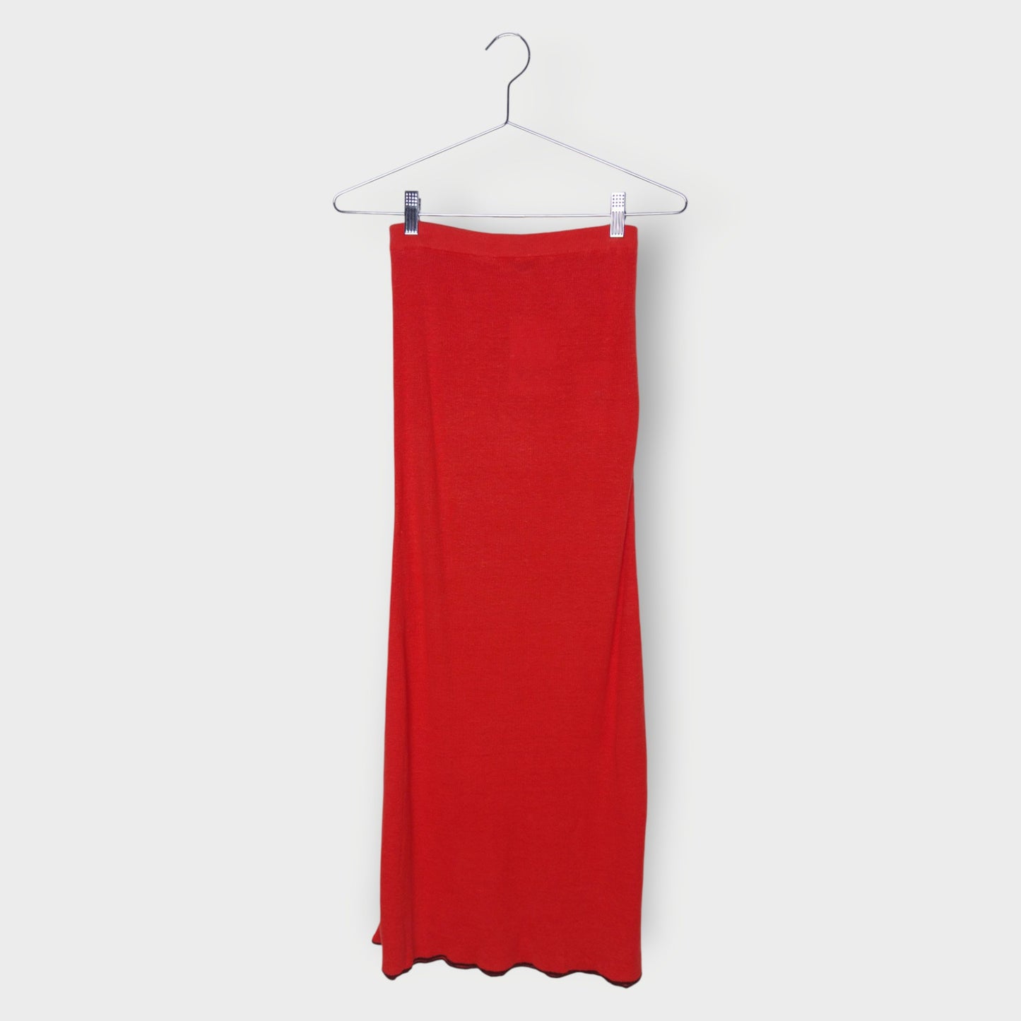 Trim Linen Skirt