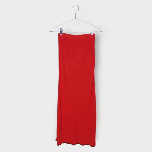 Trim Linen Skirt