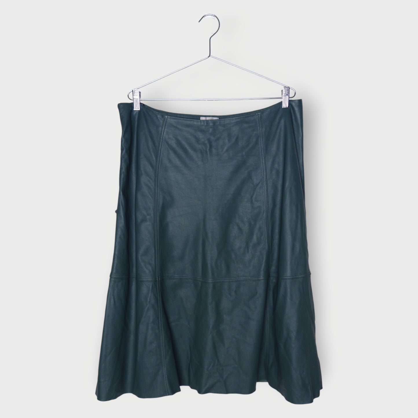 Leather Midi Skirt