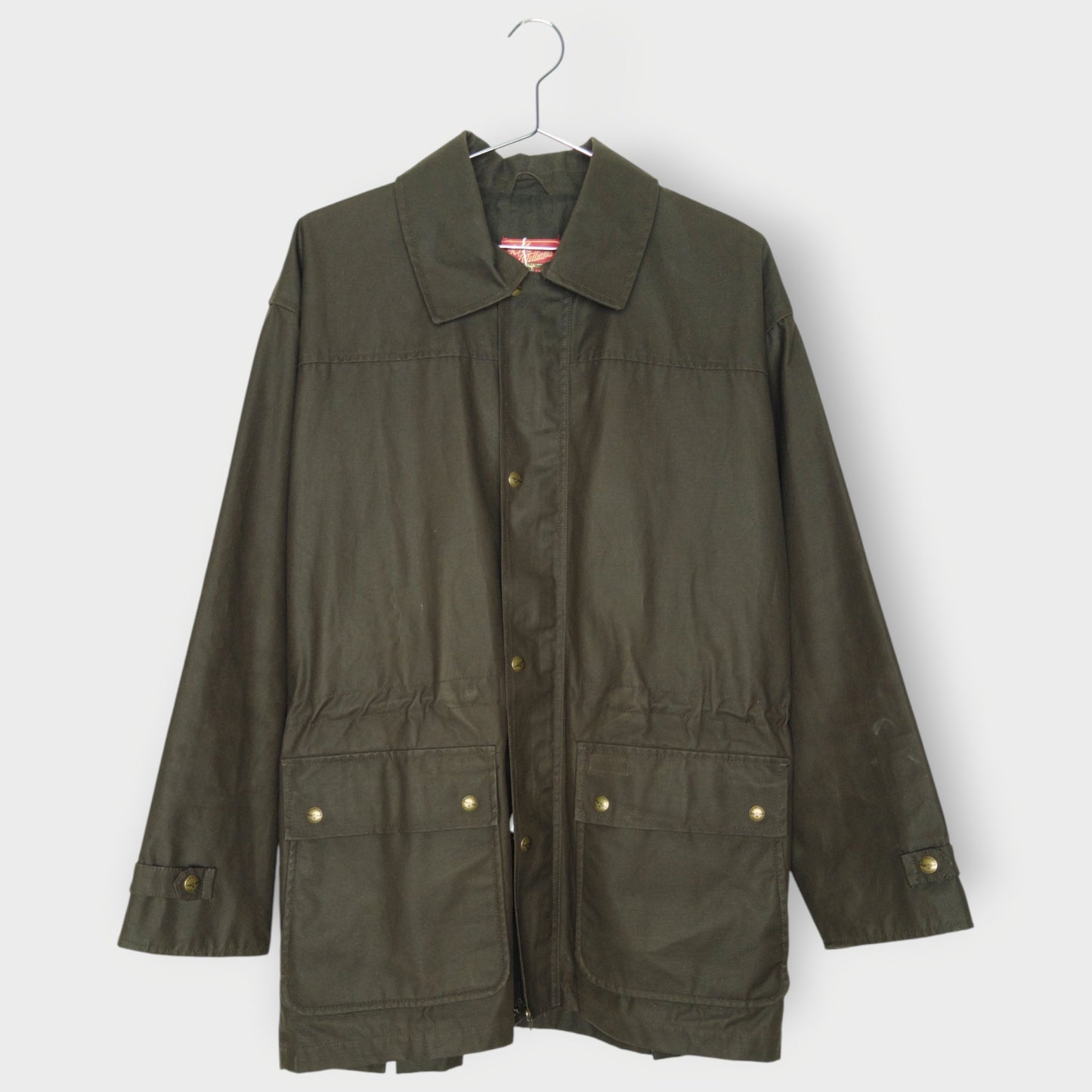 Coated Cotton Longline Jacket