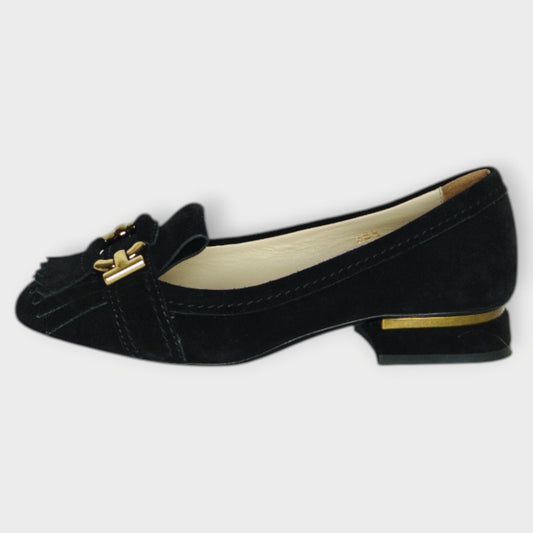 Suede Tassel Loafers
