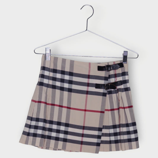 Nova Check Pleated Skirt