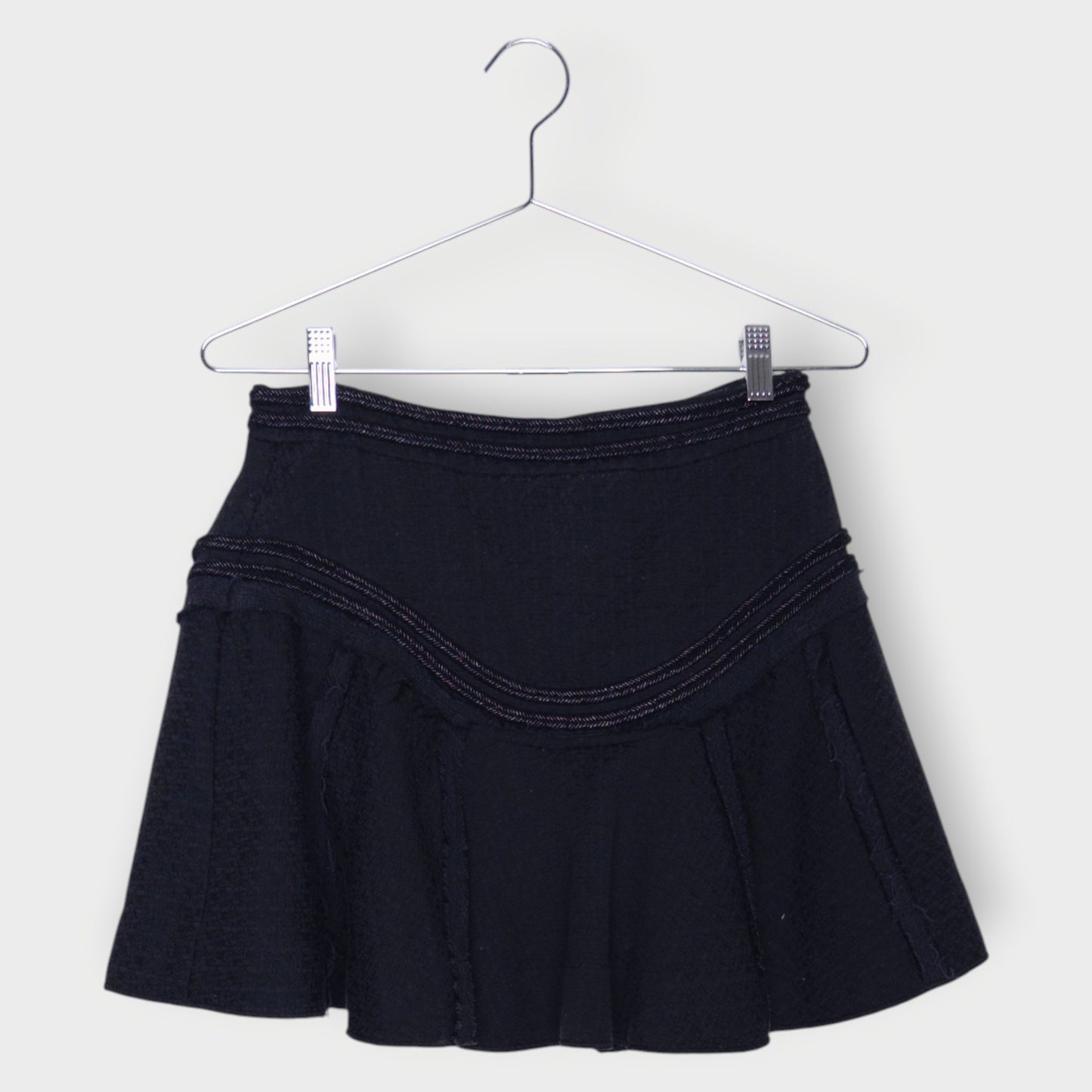 Braid Detail Mini Skirt