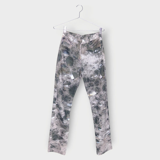 Bubble & Water Print Jeans