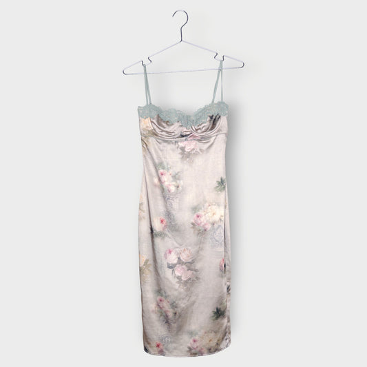 Antique Rose Inbuilt Bra Dress