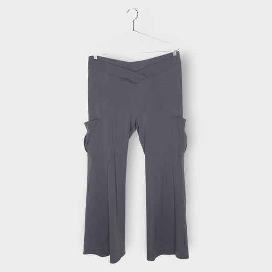 V Waist Jersey Jazz Pants