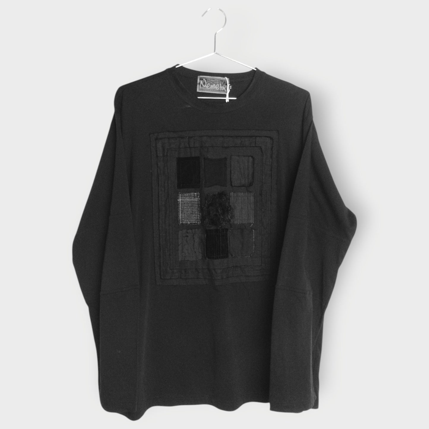 Patchwork Long Sleeve Top