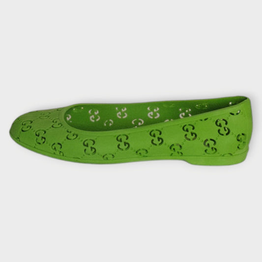 Rubber GG Ballet Flats