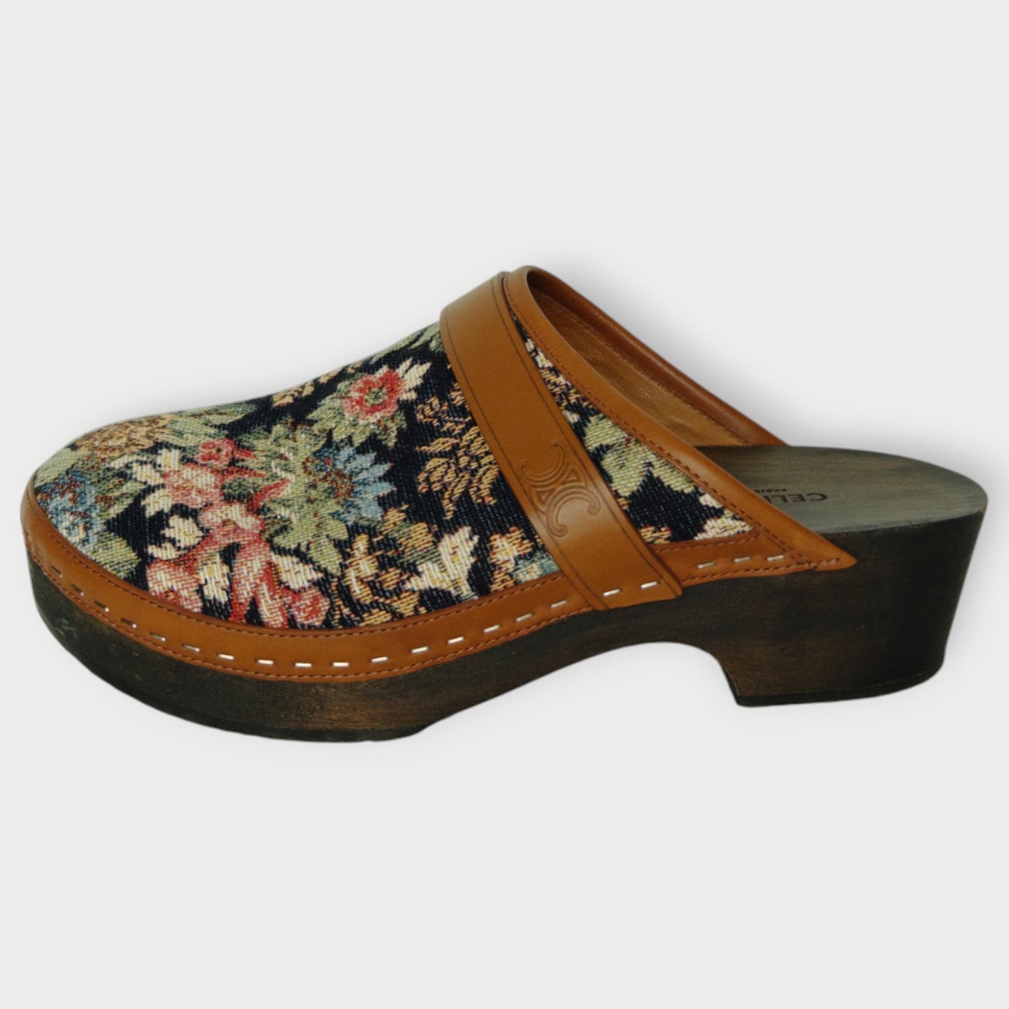 Tapestry Cloth Clogs