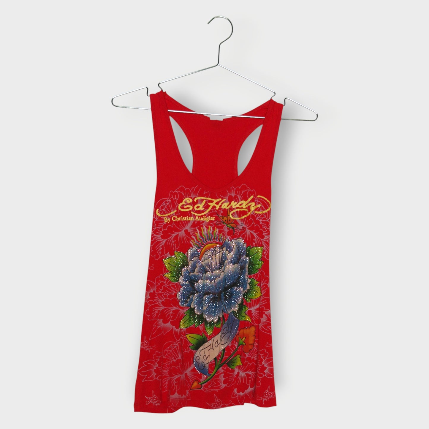 Diamanté Scoop Racerback Singlet