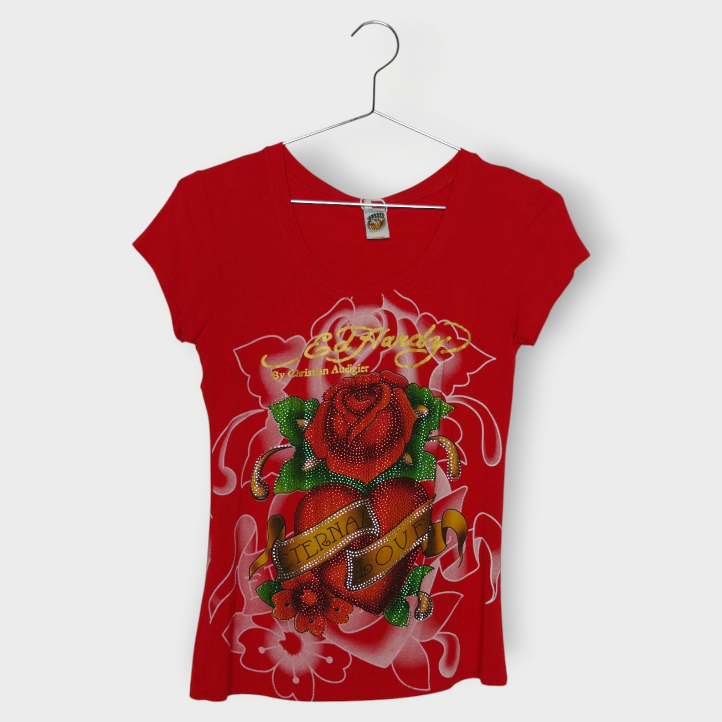 Diamanté Scoop T-Shirt