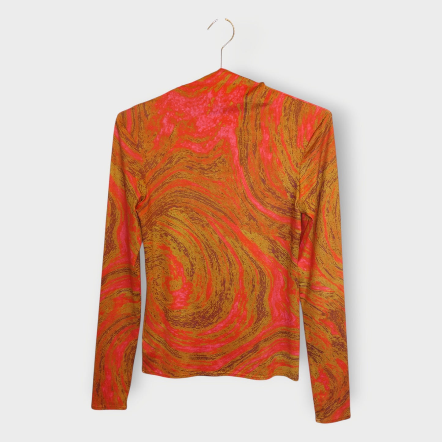 Swirl Print Top