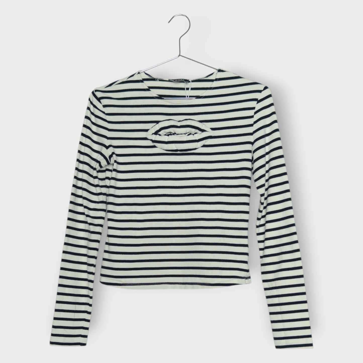Stripe Lip Top
