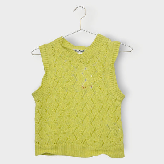 Crochet Wool Sweater Vest