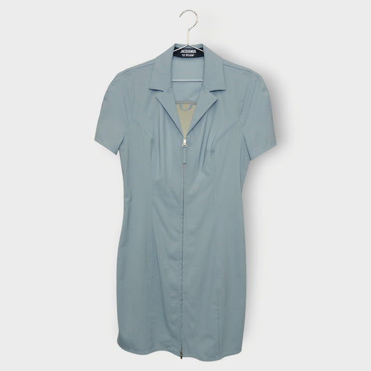 La Robe Tangelo Wool Mini Dress