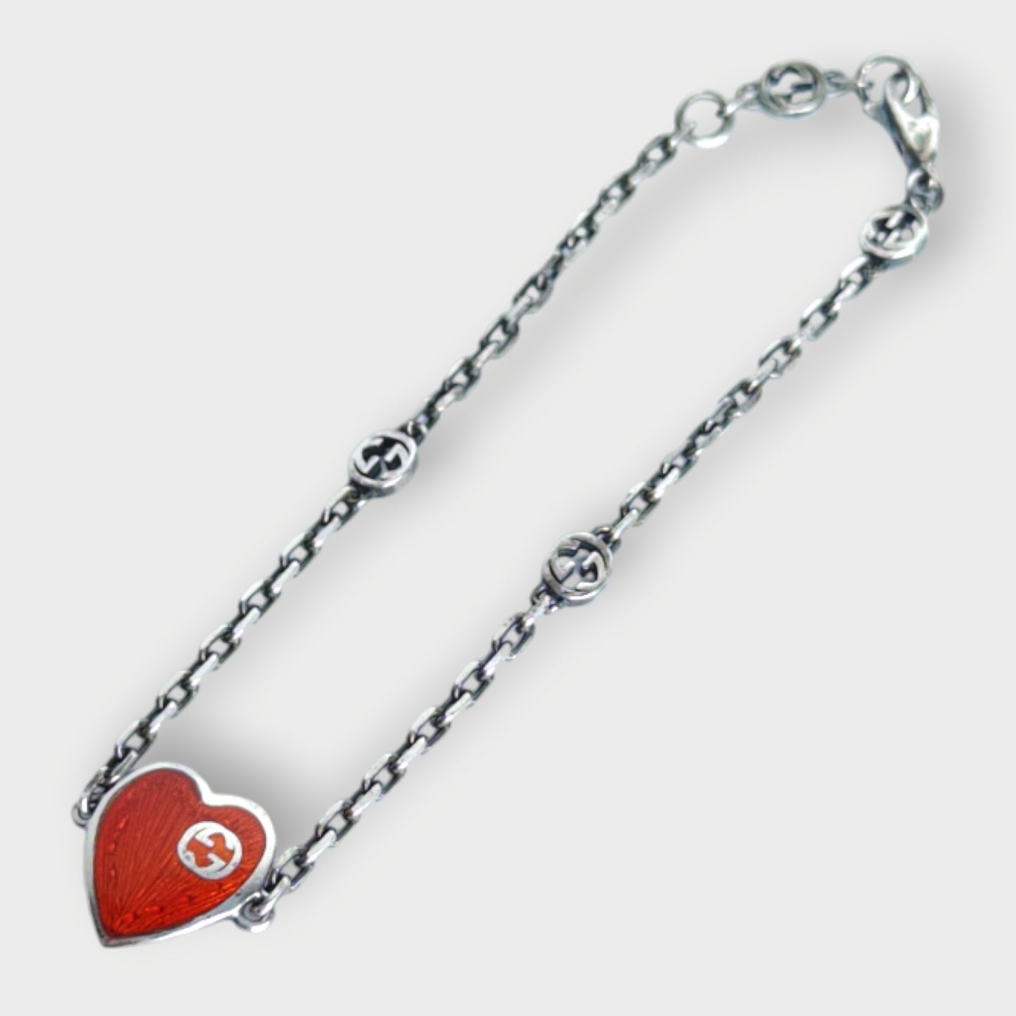 Sterling Silver Heart Bracelet