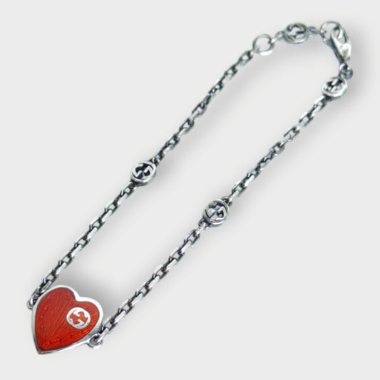 Sterling Silver Heart Bracelet