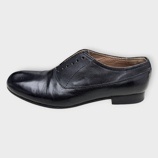 Leather Slip-On Brogue