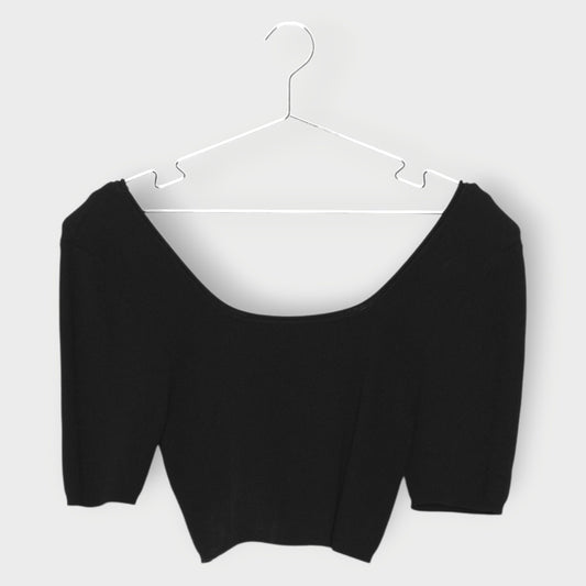 Ribbed Arancia Cropped Tee