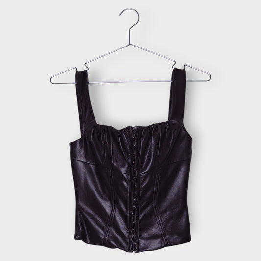 PU Corset Top