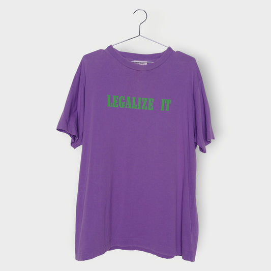 Legalise It Text Tee