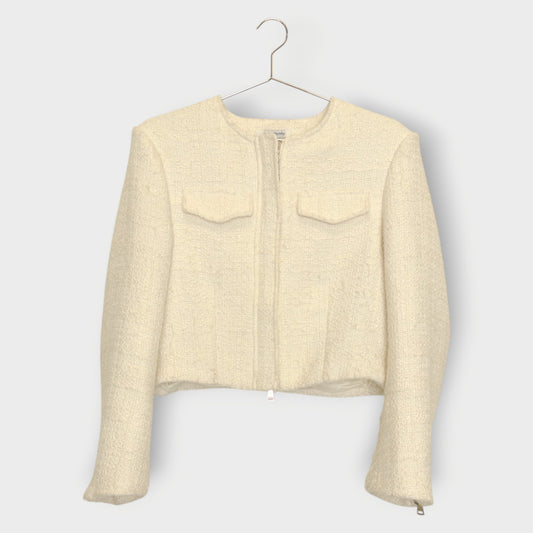 Tweed Zip Down Jacket