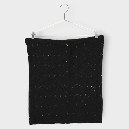 Lace Drawstring Skirt