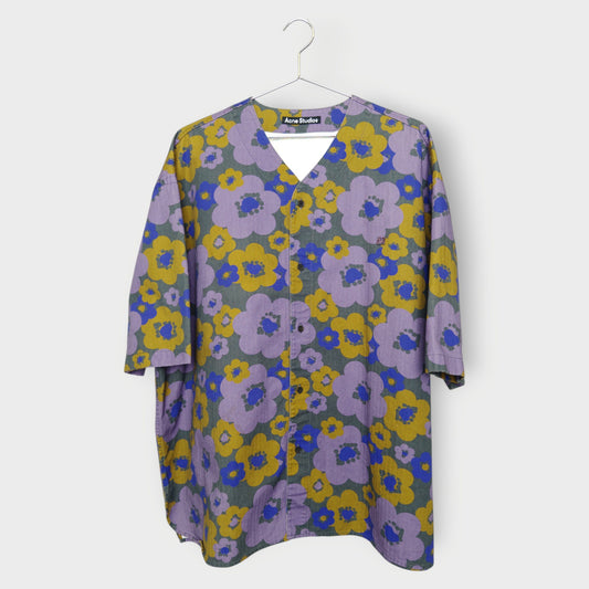 Floral Sandit Short Sleeve V-Neck Shirt