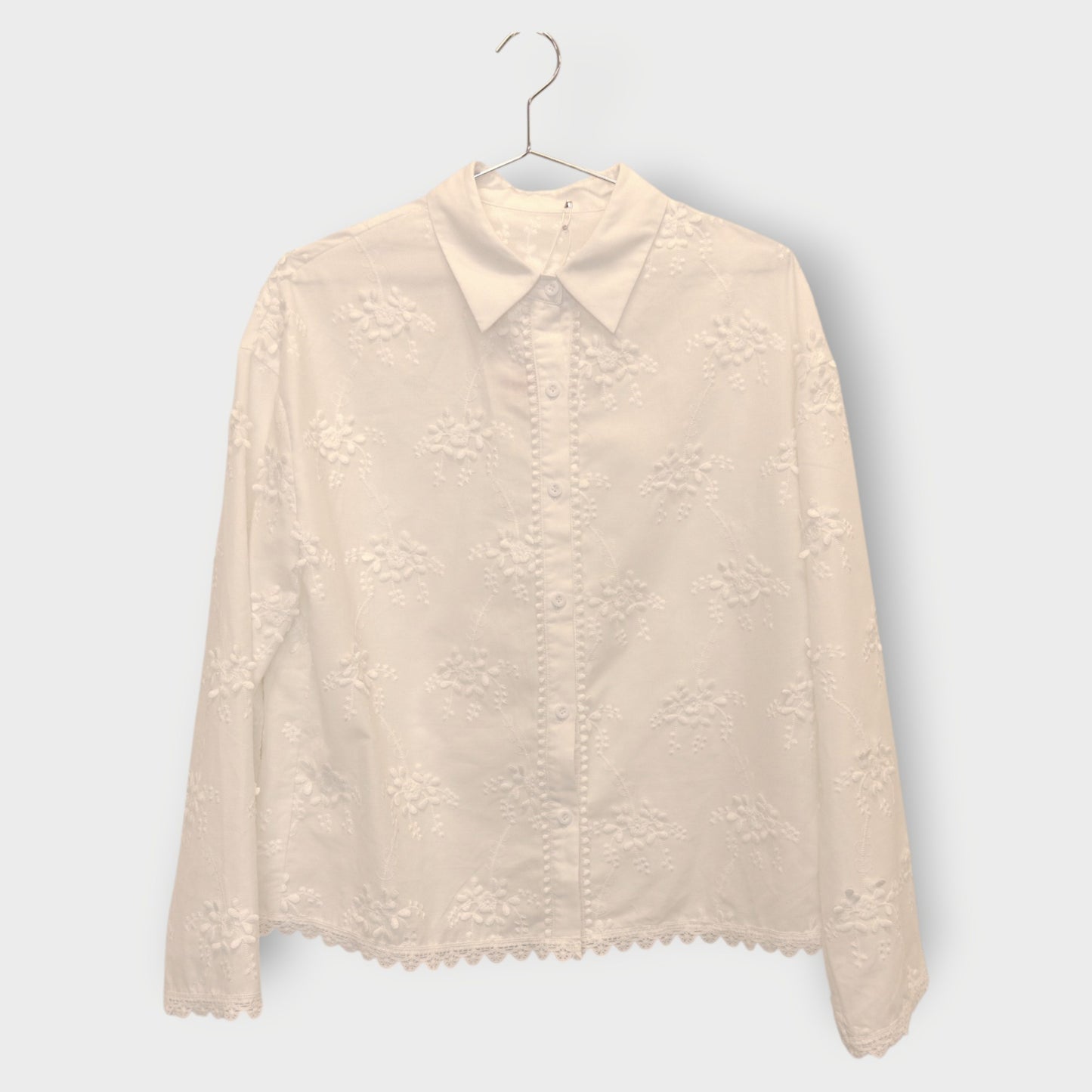 Floral Embroidered Shirt