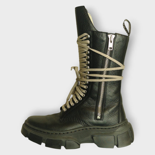 Leather Knee High Boots