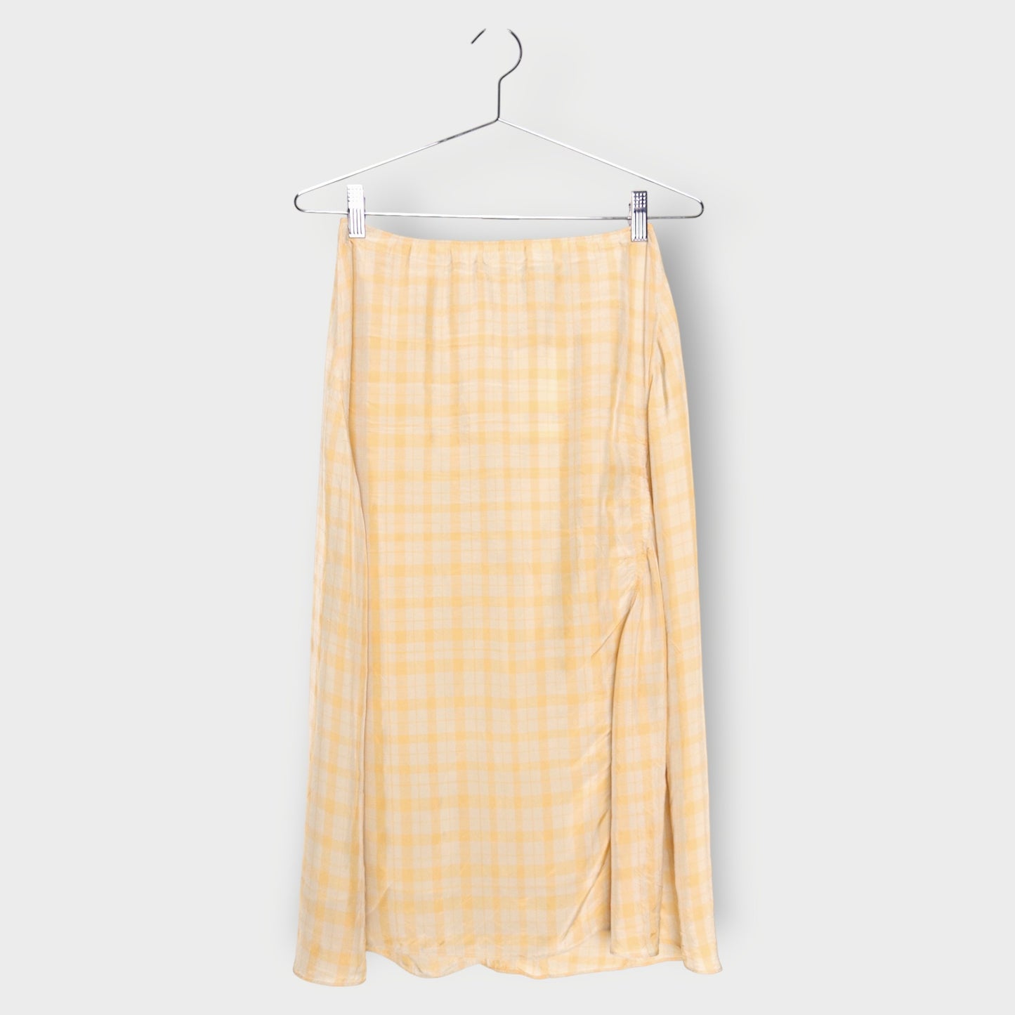 Plaid Midi Skirt