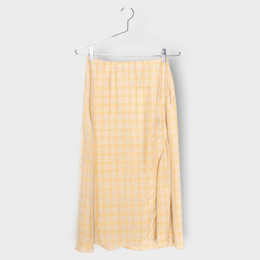 Plaid Midi Skirt