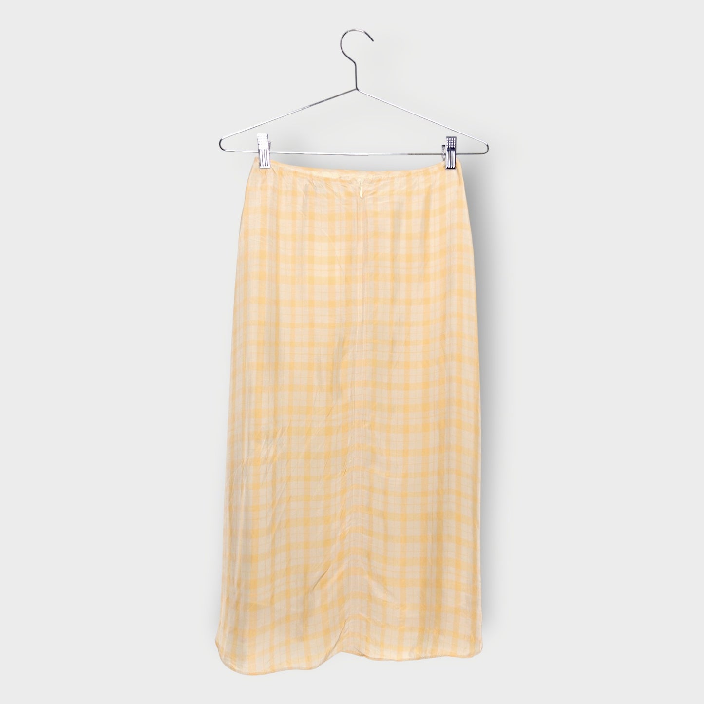 Plaid Midi Skirt