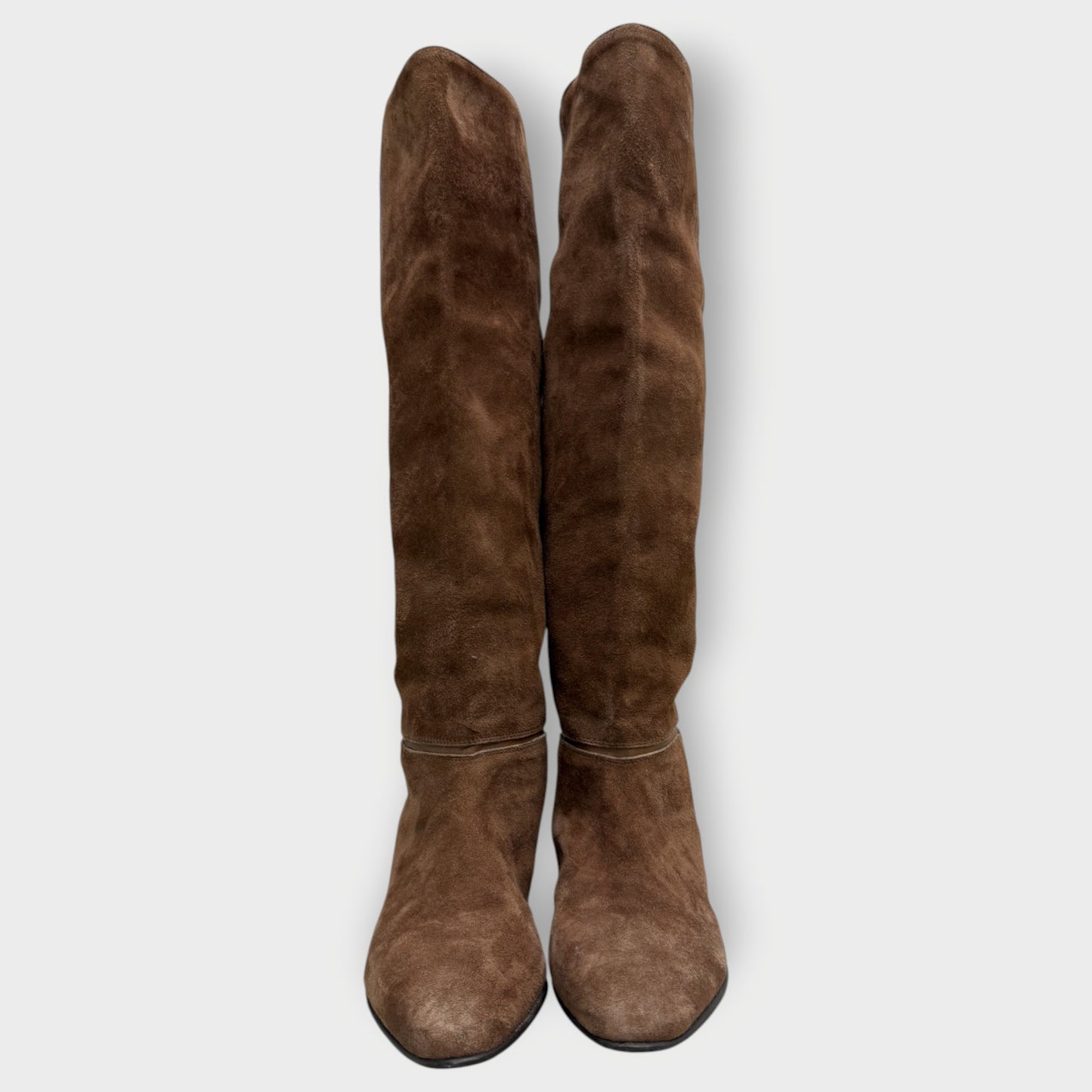 Suede Knee High Boots