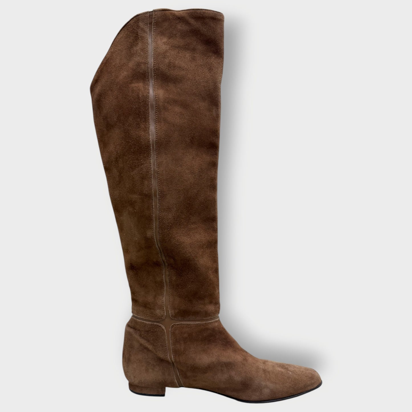 Suede Knee High Boots