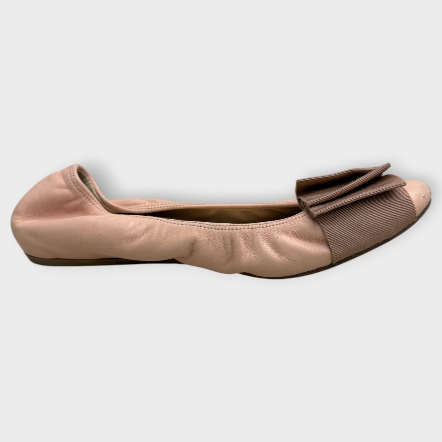 Bow-Detail Ballerina Flats