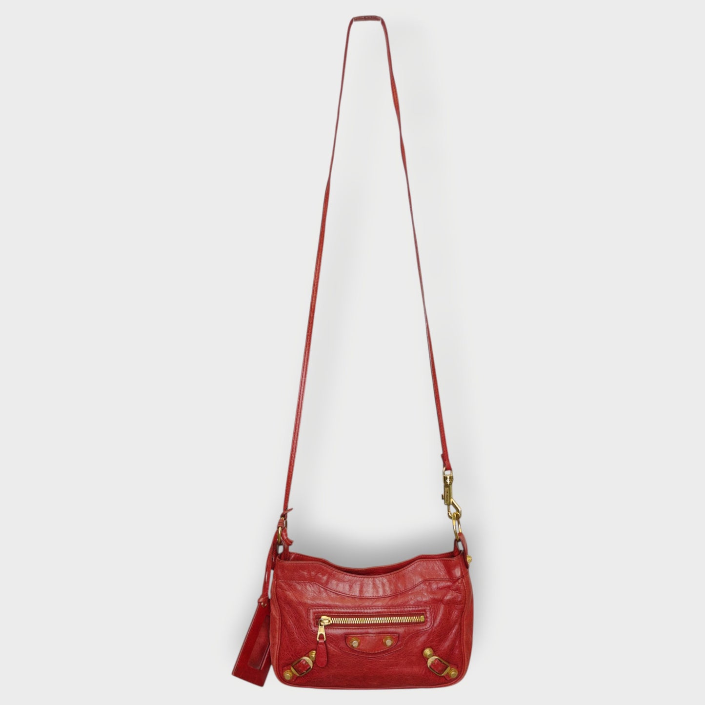 Leather Hip Mini Crossbody Bag