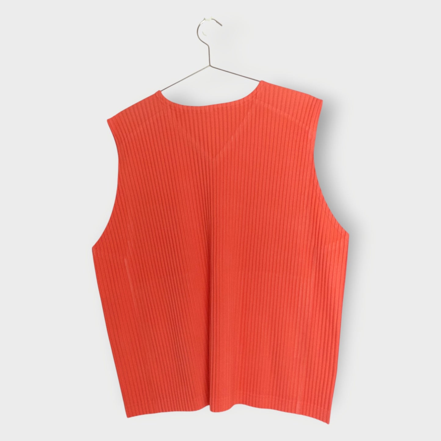 Coral Pleat Vest
