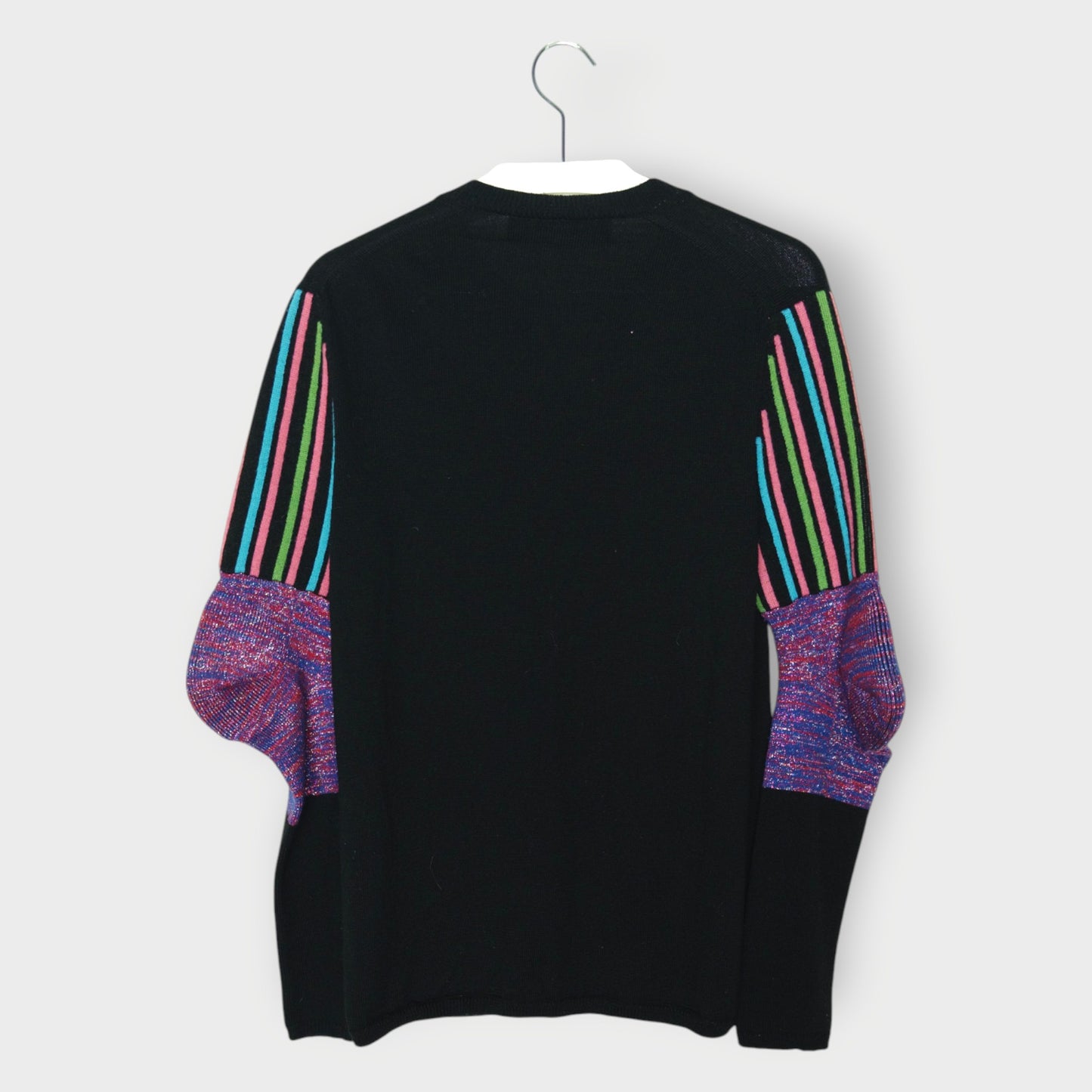 Lurex & Stripe Sock Cardigan