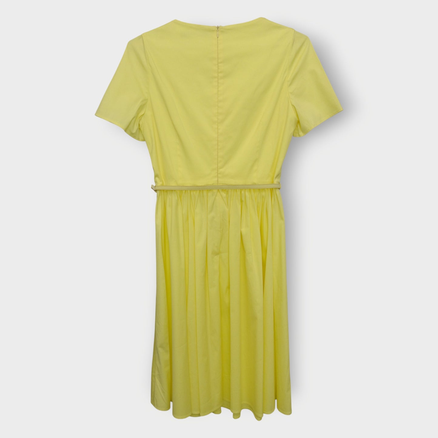 Bow Front Waist Belt Dress