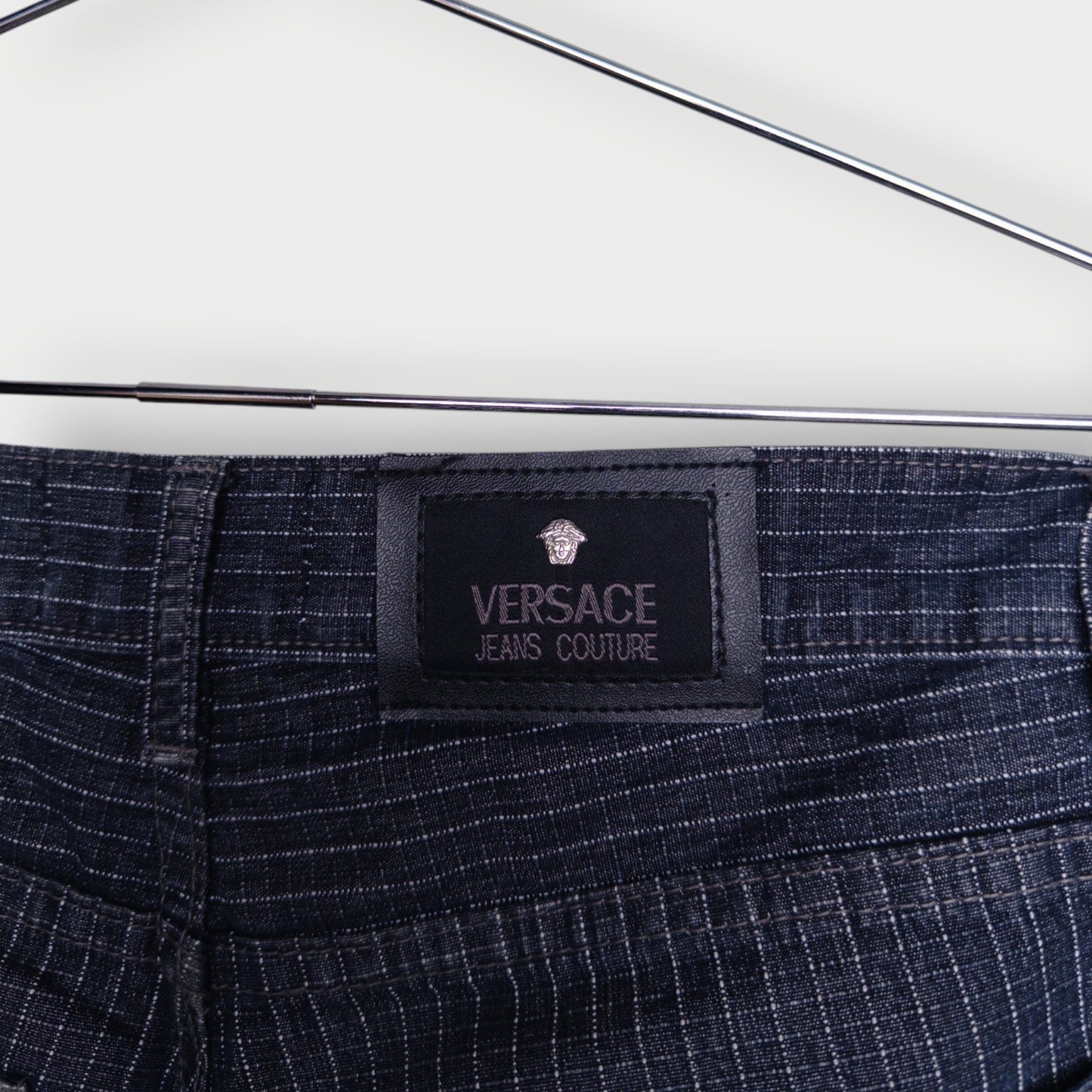 Pinstripe Straight LegJ eans