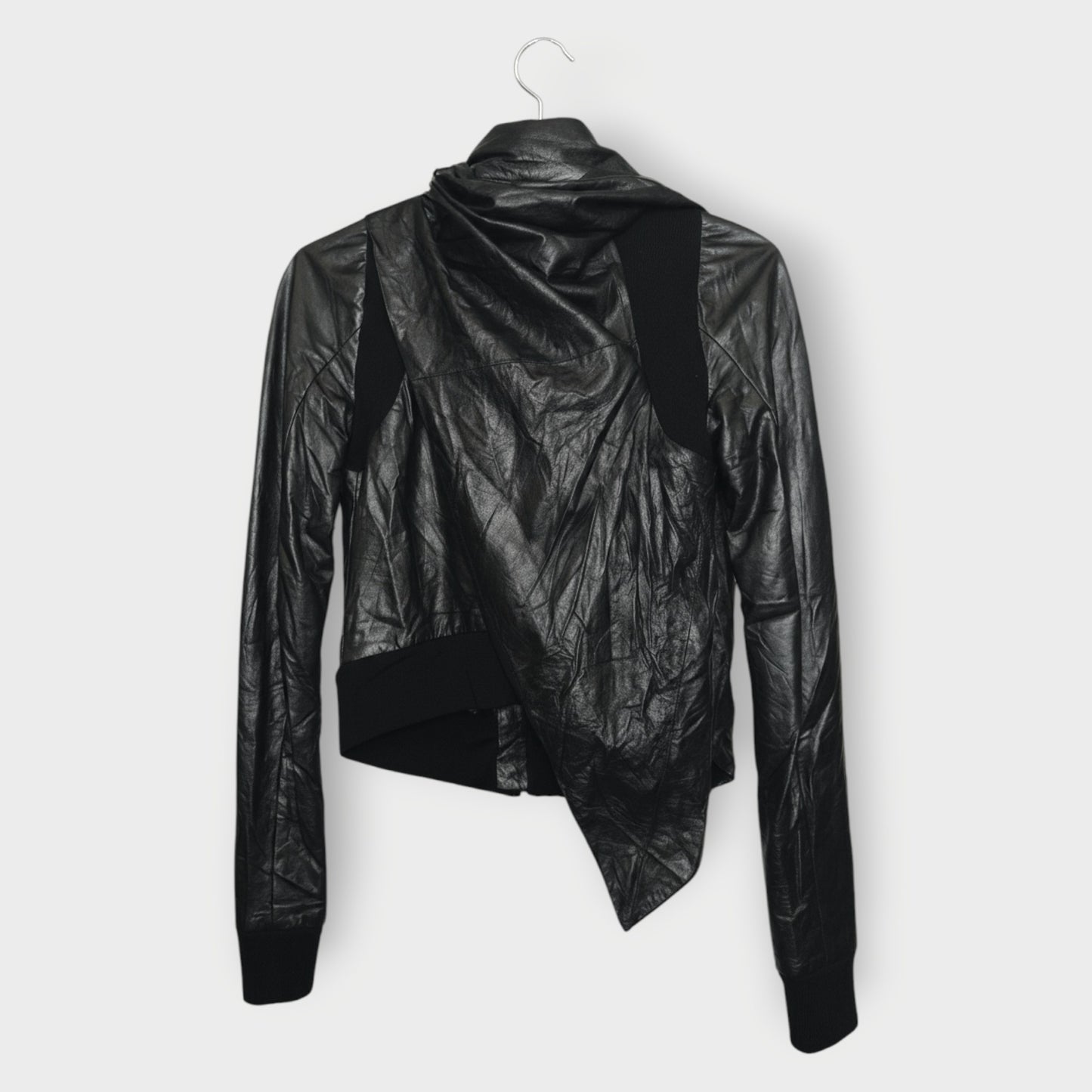Leather Fold Jacket