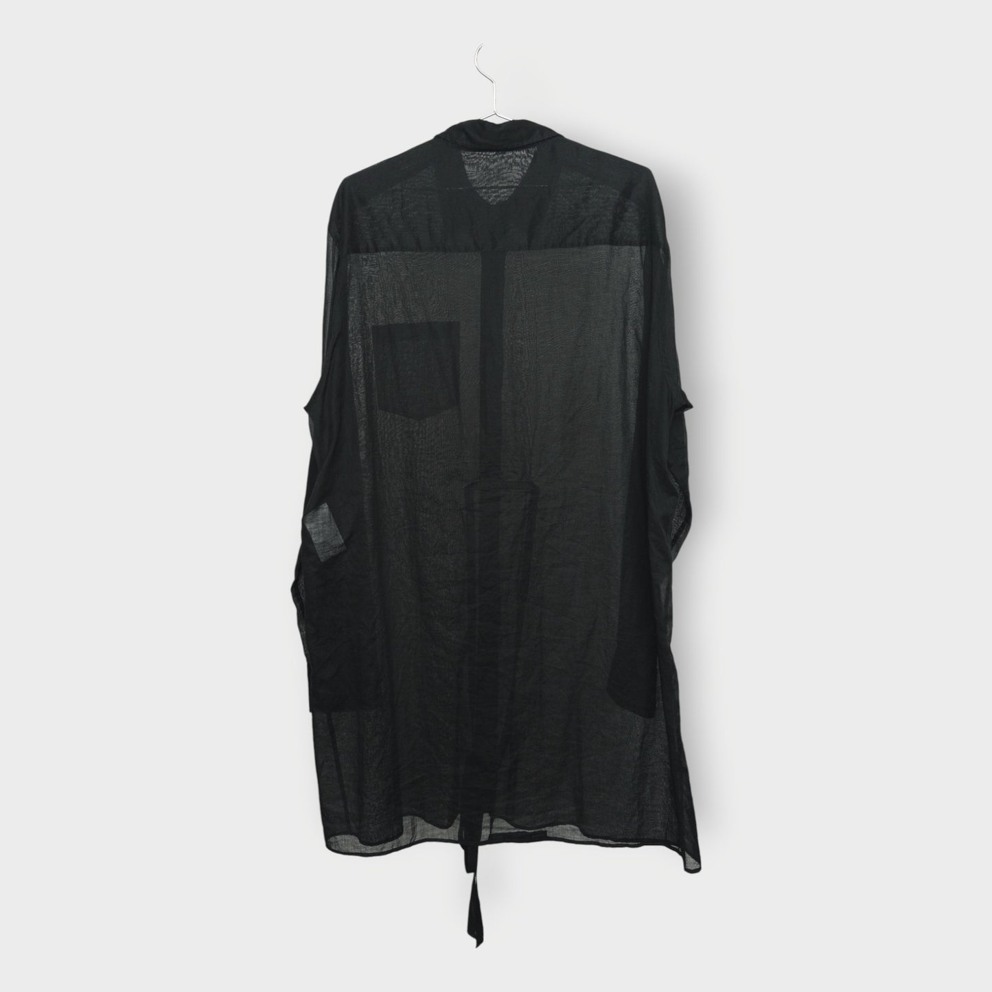 Cotton Sheer Inner Tie Shirt