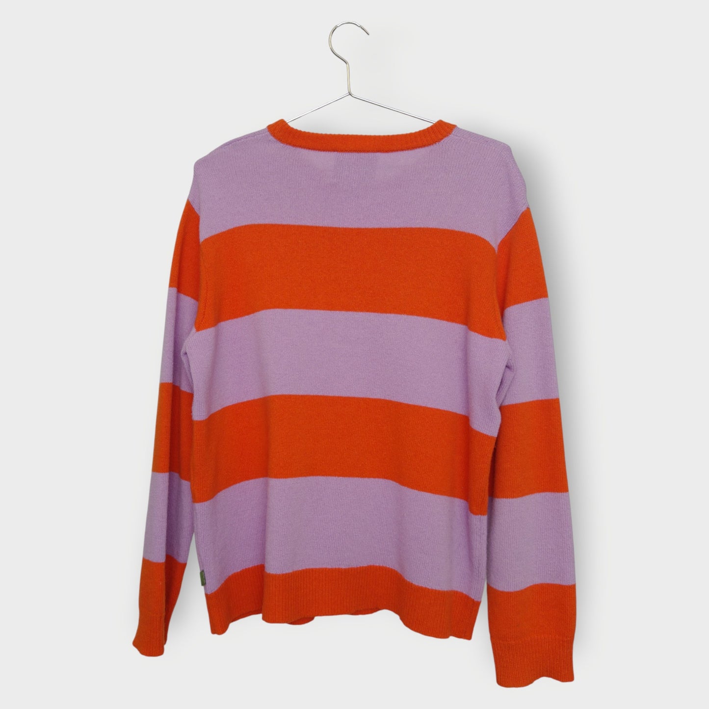 Stripe Flower Pullover