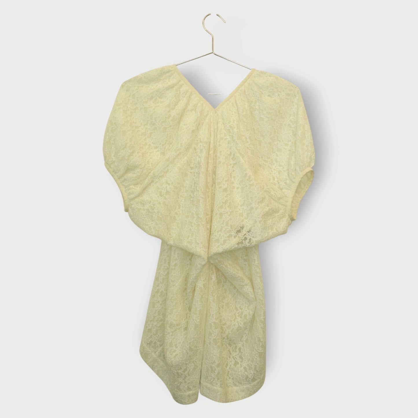 Lace Ribbon Detail Blouse Top