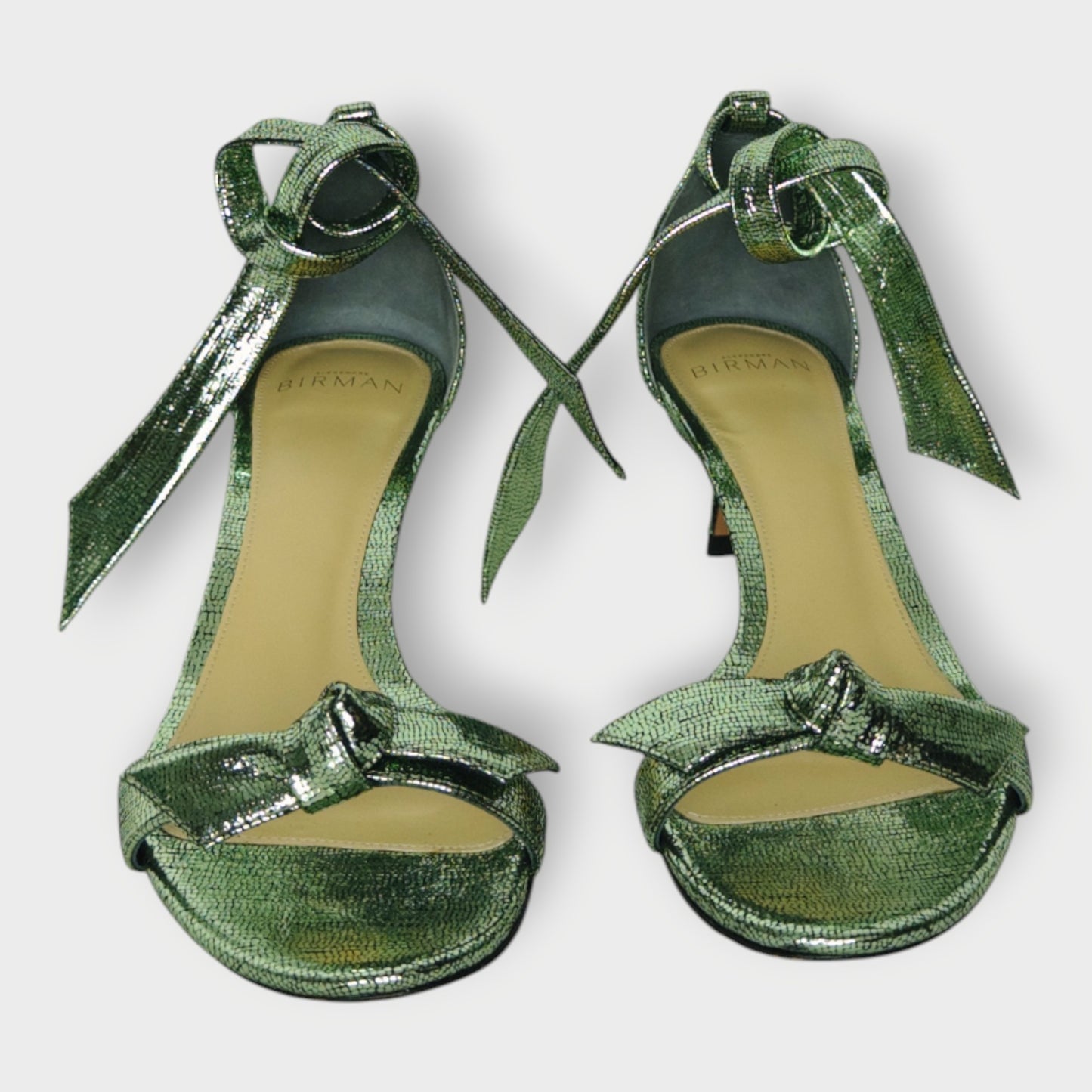 Metalic Kitten Heel Sandals