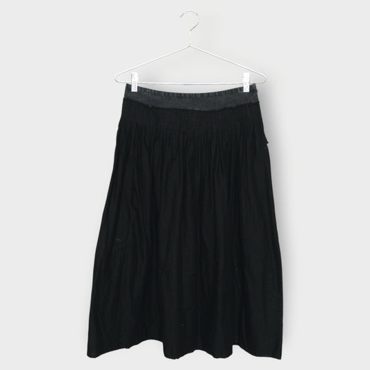 Cotton Pleat Skirt