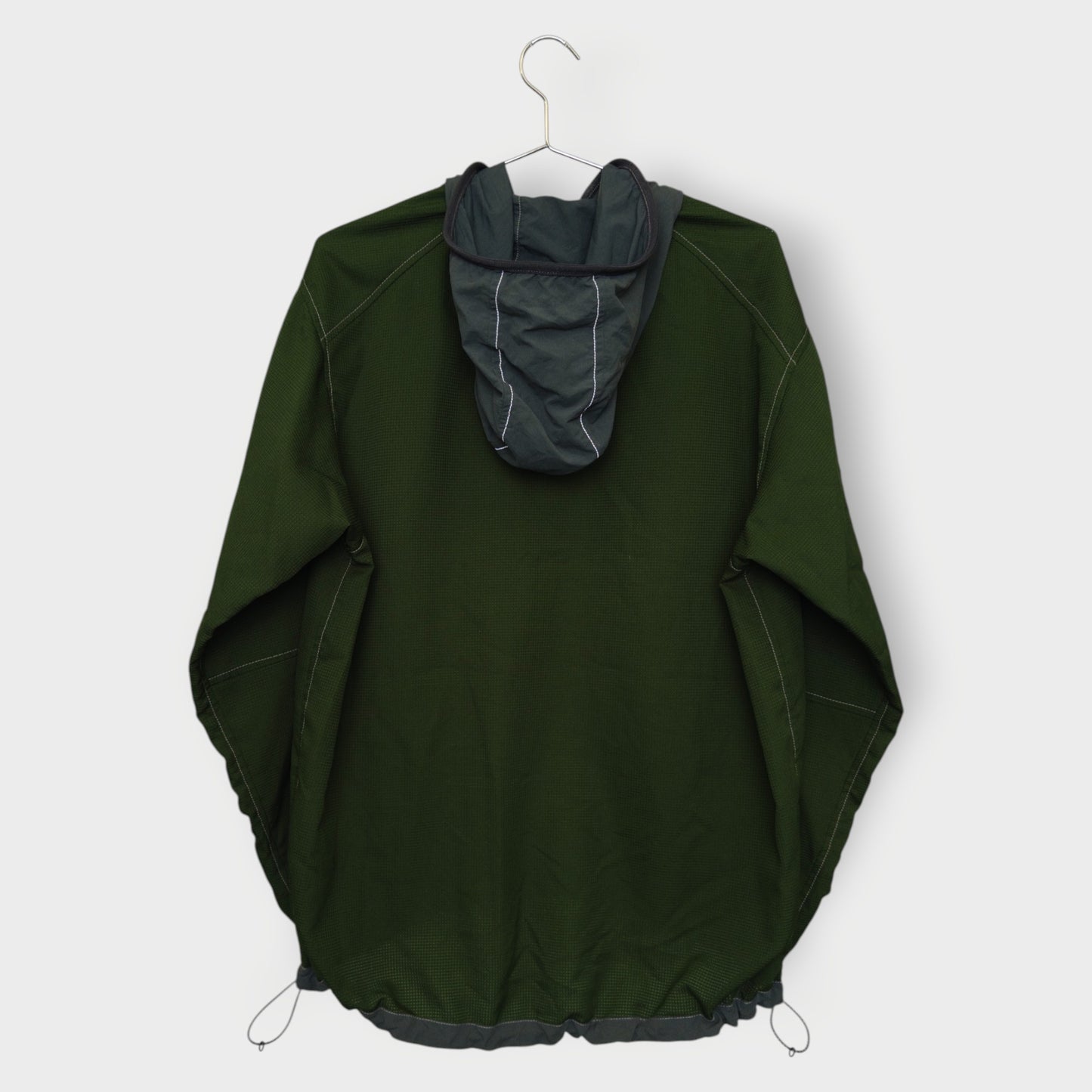 Hooded Button Up Vent Jacket