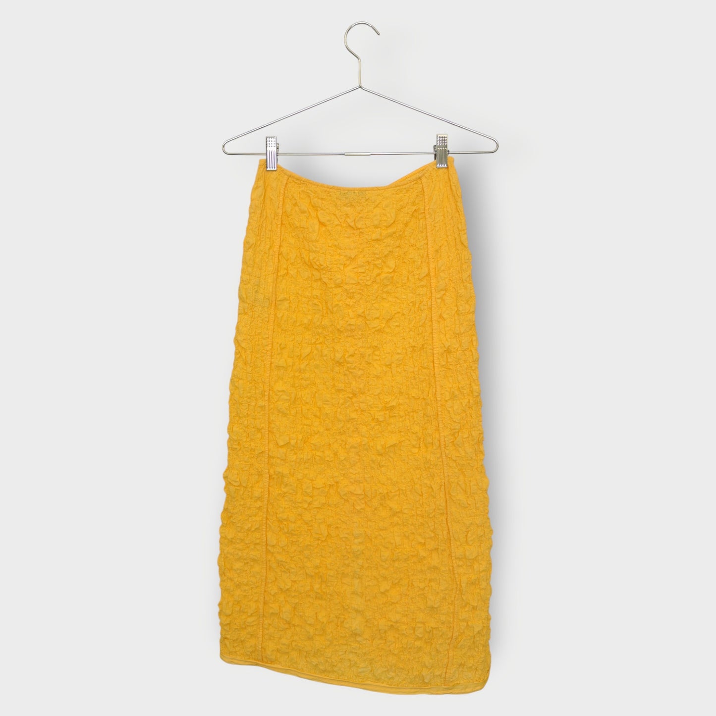Crinkled Midi Skirt