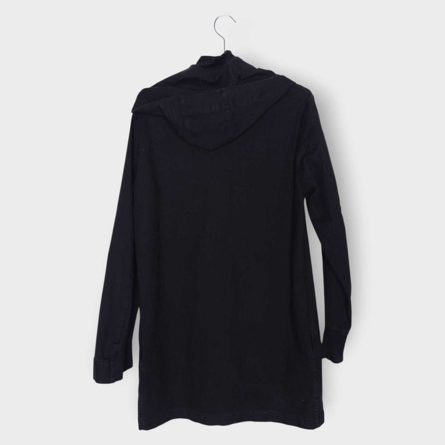 Cotton Hooded Long Jacket